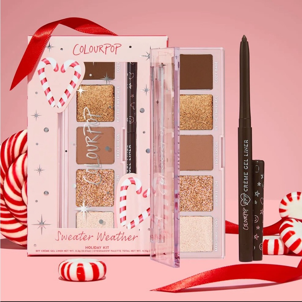 ColourPop Holiday Eyeshadow Set with Gold and Brown Shades